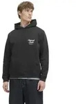 Jack & Jones Herren Hoodie Kapuzenpullover JORNORREBRO TYPO BACK SWEAT HOOD - Relaxed