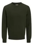 Jack & Jones Herren Rundhals Strickpullover JJEGLOBE KNIT CREW NECK - Regular Fit -