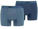HEAD Herren Boxershort Basic Boxer 2er Pack - Phantom / Lime punch 009 - S