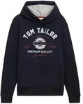 Tom Tailor Herren Kapuzenpullover PRINT - Regular Fit - Sky Captain Blue 10668 - XXL