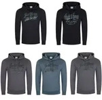Jack & Jones Hoodie Herren Regular Fit JJEADRIAN - Navy Blazer - L
