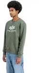 Alpha Industries Herren Sweatshirt BASIC BL Regular Fit 178302-142 Braun S