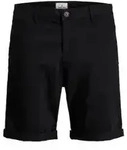 Jack & Jones Herren Chino Short JJIBOWIE JJSHORTS SOLID Schwarz M