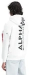 Alpha Industries Herren Hoodie Kapuzenpullover BACKPRINT - Regular Fit - 178318-09