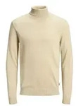 Jack & Jones Herren Rollkragen Pullover JJEEMIL Beige Grau XL
