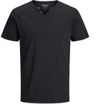Jack & Jones Herren Rundhals T-Shirt JJESPLIT - Slim Fit - Cloud Dancer (12164972) -