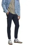 Jack & Jones Herren Cargohose JPSTPAUL JJFLAKE AKM 542 NAVY BLAZER -Tapered Fit