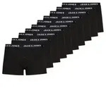 Jack & Jones Herren Boxershort JACSOLID TRUNKS 10er Pack Schwarz 12189937 XXL