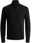 Jack & Jones Herren Rollkragen Pullover JJEEMIL - Black (12157417) - M