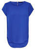 Only Damen T-Shirt onlVIC S/S SOLID Blau 34