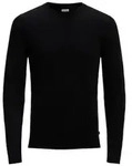 Jack & Jones Herren Pullover JJEBASIC KNIT CREW NECK Schwarz M