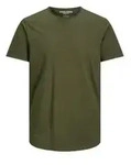 Jack & Jones Herren Rundhals T-Shirt JJEBASHER Regular Fit Regular Fit Blau Reg