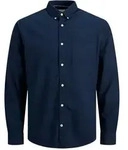 Jack & Jones Herren Freizeit Hemd JJEOXFORD - Slim Fit - Cashmere Blue (12182486) - M