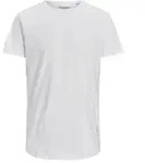 Jack & Jones Herren Rundhals T-Shirt JJENOA Regular Fit Regular Fit Wei&szlig; Reg