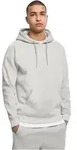 Urban Classics Herren Hoodie Kapuzenpullover BLANK Relaxed Fit 02946 Lightgrau L