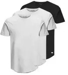 Jack & Jones Herren Rundhals T-Shirt JJENOA 3er PACK - Regular Fit Regular Fit Wei&szlig;