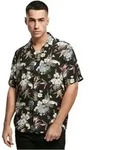 Urban Classics Herren Freizeithemd VISKOSE AOP RESORT Regular Fit 02945