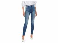 Only Damen Jeans ONLFOREVER REA958 Skinny Fit Blau 15239060 Hoher Bund