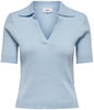 Only Damen Poloshirt ONLNIMONE S/S LIFE Blau W. Melange 15255862 XL