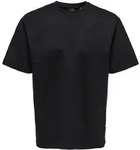 Only & Sons Herren Rundhals T-Shirt ONSFRED - Relaxed Fit - Black 22022532 - XL