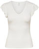 Only Damen T-Shirt ONLBELIA Weiß 15227187 S