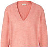 Tom Tailor Denim Damen Pullover COSY V-NECK Regular Fit Peach Rosa Grau 30562 XS