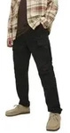 Jack & Jones Herren Cargohose JJPSTACE JJTUCKER -Tapered Fit Tapered Fit Schwarz