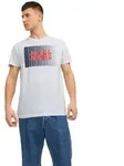 Jack & Jones Herren Rundhals T-Shirt JJECORP LOGO Regular Fit Wei&szlig; 12233999 L