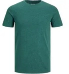 Jack & Jones Herren Rundhals T-Shirt JJEORGANIC - Regular Fit - Storm Melange