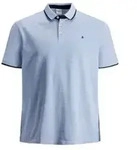Jack & Jones Herren Poloshirt JJEPAULOS Relaxed Fit Bright Blau Ps 12143859 XXL