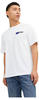 Jack & Jones Herren Rundhals T-Shirt JJECORP LOGO Regular Fit Weiß P4 Small Print