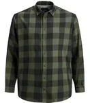 Jack & Jones Herren Freizeit Hemd JJEGINGHAM Comfort Fit Plussize - Port Royale