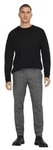 Only & Sons Herren Chino Hose ONSMARK SLIM CHECK 9887 Slim Fit Gr&uuml;ngrau 22019887 W
