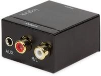 LOGILINK Audio-Konverter CA0101, Toslink/Koax zu Cinch/Klinke