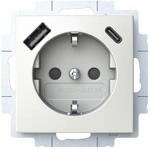 BUSCH-JAEGER USB/Steckdoseneinsatz 20 EUCB2USBAC-914
