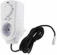 CHILITEC Steckdosenthermostat ST-50, analog, mit Au&szlig;enf&uuml;hler