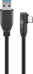 GOOBAY USB 3.0 Kabel 66501 A/C 90&deg; 1m schwarz