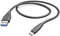 HAMA USB-Ladekabel USB-A - USB-C, 1,5 m, Schwarz
