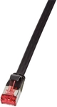 LOGILINK Patchkabel SlimLine CAT.6A U/FTP schwarz 0,5m
