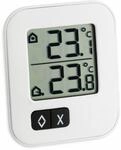 TFA Innen-/Au&szlig;enthermometer Moxx, 30.1043.02, wei&szlig;