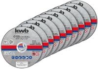 KWB Trennscheiben-Set, 712022, 125x1,0 mm, 10 St&uuml;ck