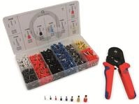 QUADRIOS Aderendh&uuml;lsen-Set mit Crimpzange 2005CA001, 440 V, 1200 St&uuml;ck