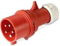 PCE CEE-Stecker Shark, 32 A, 5-polig, 400 V, IP44