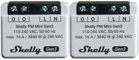 SHELLY WLAN-Leistungsmesser Plus PM Mini Gen.3, wei&szlig;, 2 St&uuml;ck