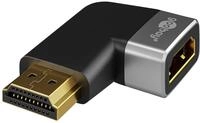 GOOBAY HDMI-Adapter 72012 270&deg; horizontal 8k 60Hz vergoldet