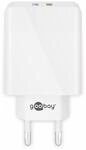 GOOBAY USB/QC-Lader 44957, 2-fach, 2+3 A, 28 W, wei&szlig;