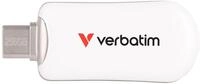 VERBATIM USB-C Stick Plectra 30230 USB 3.2 256GB wei&szlig;