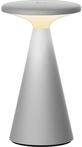 M&Uuml;LLER-LICHT LED-Akku-Tischleuchte 27700207, dimmbar, 2700K, warmwei&szlig;, grau