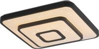 JUST LIGHT LED-Deckenleuchte 15455-18, 17W, 3000K, 1900lm, warmewi&szlig;, IP20, schwarz