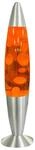 BLULAXA LED-Lava-Tischleuchte, 49985, 25W, 40 cm, wei&szlig;/orange